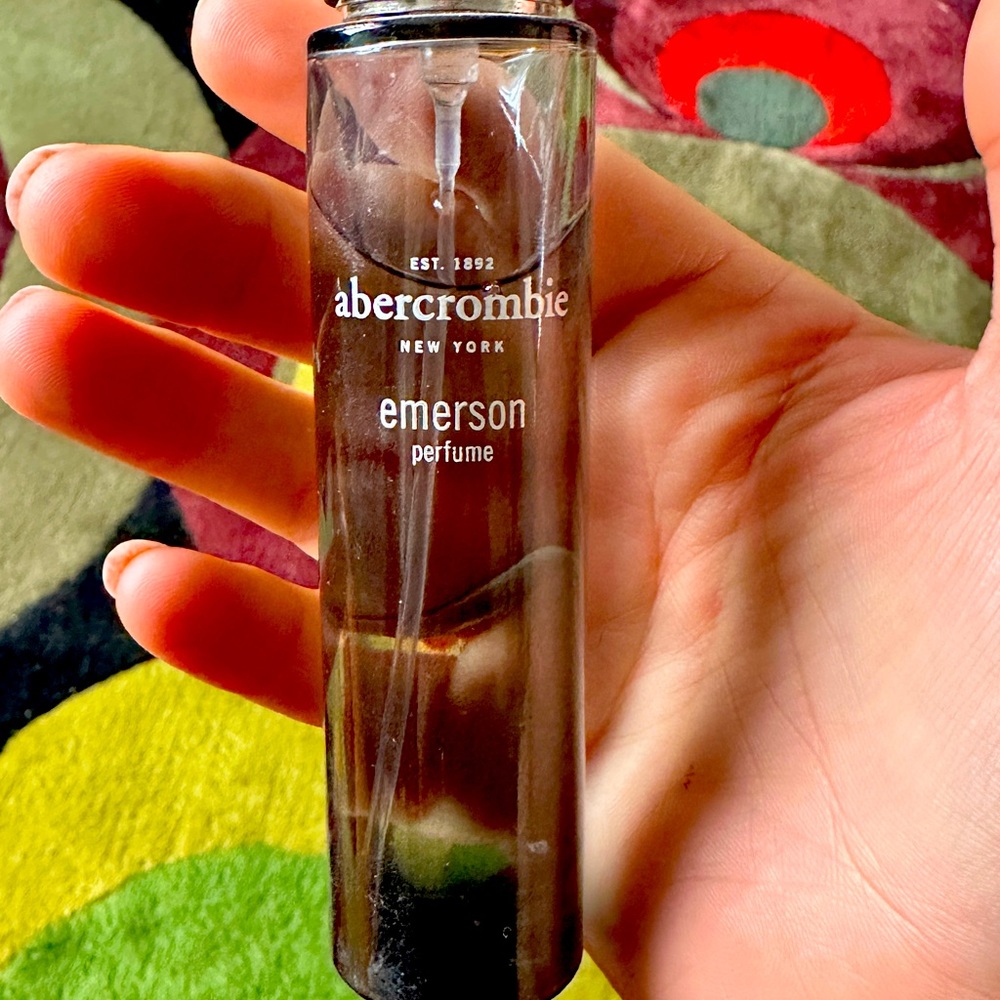 Abercrombie Emerson Perfume 1 oz bottle, approximately 4/5 full. No box